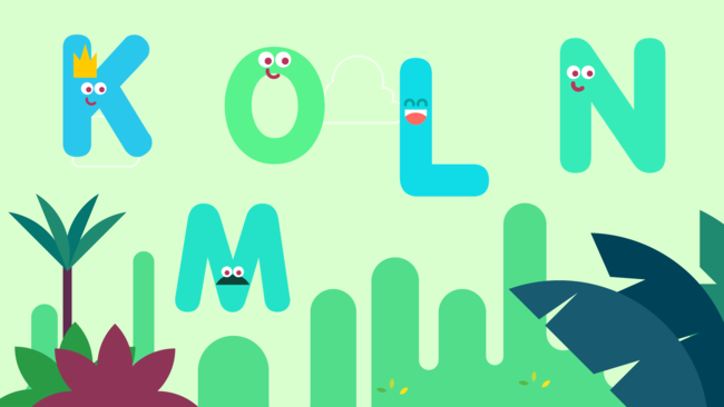 Letters K, L, M, N, O Letters K, L, M, N, O